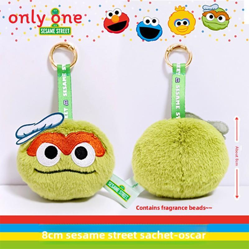 Sesame Street Elmo Portachiavi Peluche Animale Carino Cartone Animato Giocattolo Regalo Per Bambini