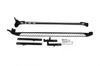 Боковые пороги OEM-BMW-V2 (2 шт, пластик) для Hyundai IX-35 2010-2015 гг