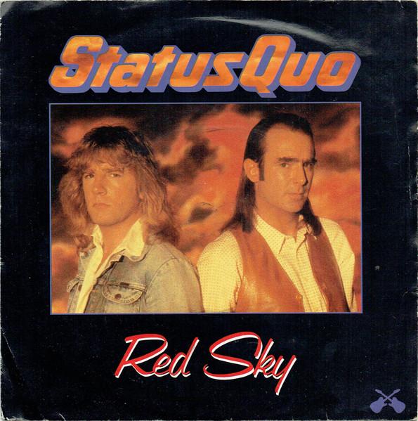 

7inch Record STATUS QUO Red Sky QUO19 Vertigo 1986 UK Rock Used