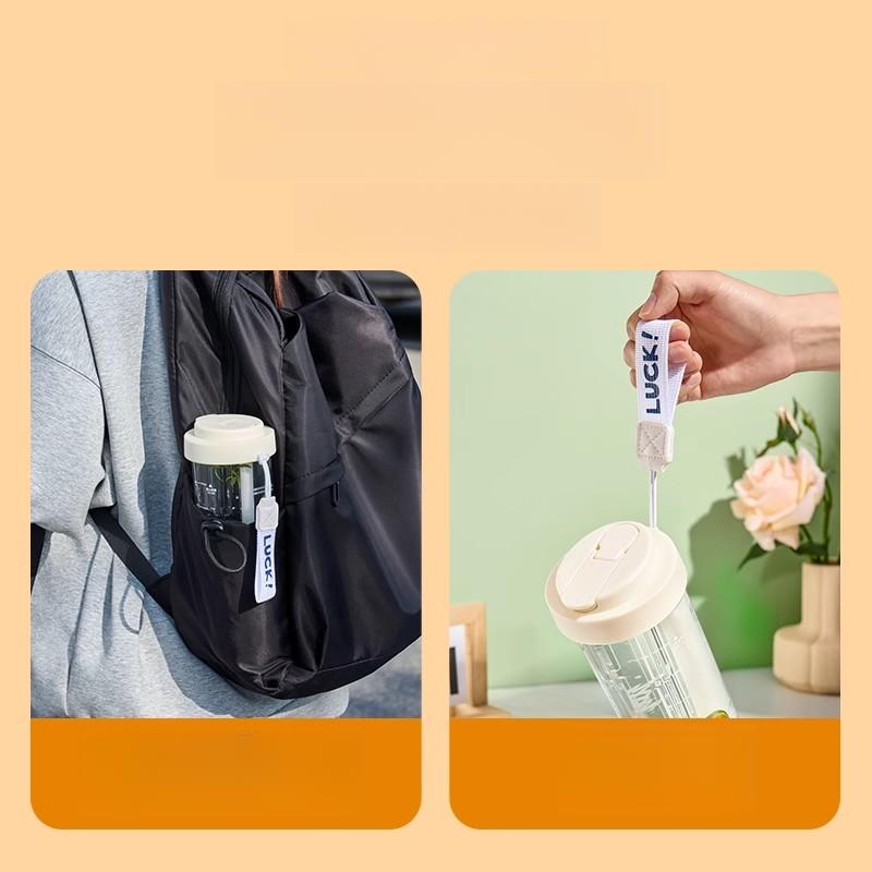 GIANXI Straw Cup For Women Collapsible Straw Open Tea Filter Cups Lightweight Sealed Leak-Proof And Heat-Resistant Plastic Cup