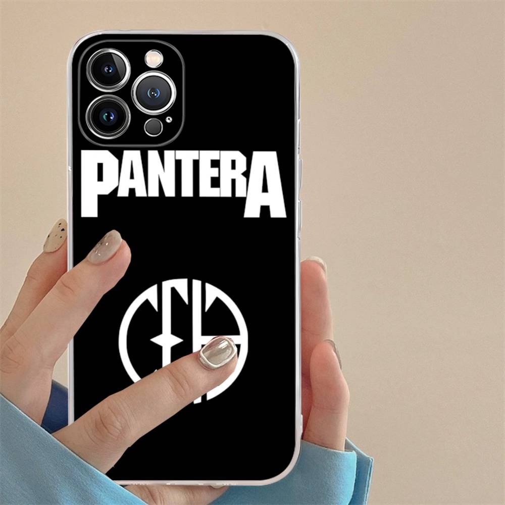 Dark Heavy Metal Rock P-PanteraS Band For IPhone 17 16 15 14 13 12 11 Pro Max Plus Transparent Soft TPU Phone Cover