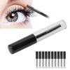 10pcs Empty Mascara Tube Refillable Eyelash Cream Container with Wand for Cosmetics 1.5ml