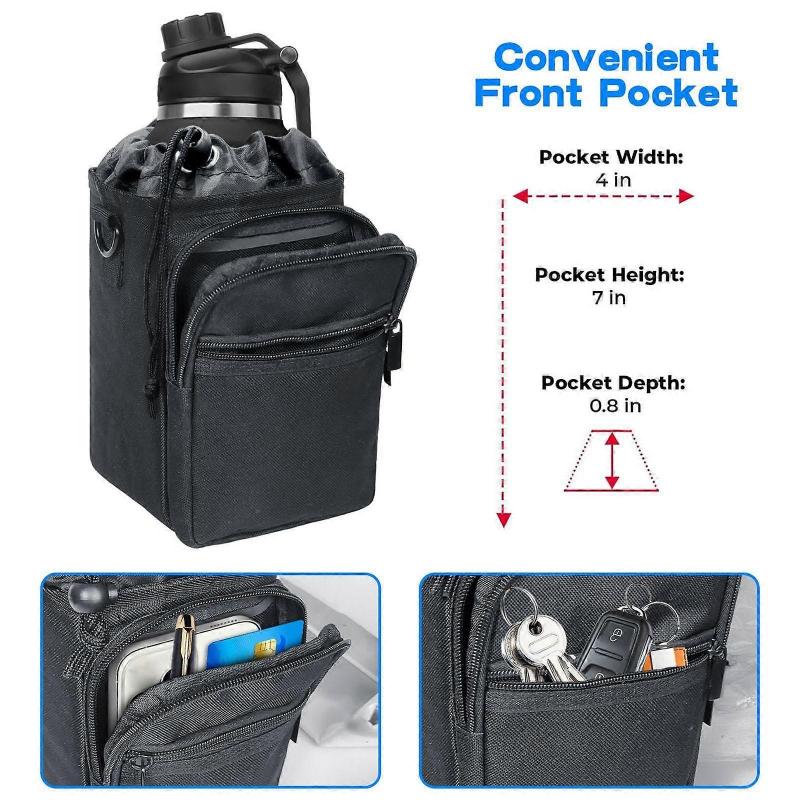 Vattenflaskhållare Väska Bärbar Crossbody-väska för Camping Utomhusklättring