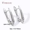 18K Gold Plated Anti-Allergy Earring Hooks Basic Copper Earwire Fastener Accessories For DIY Women's Earring Making Supplies