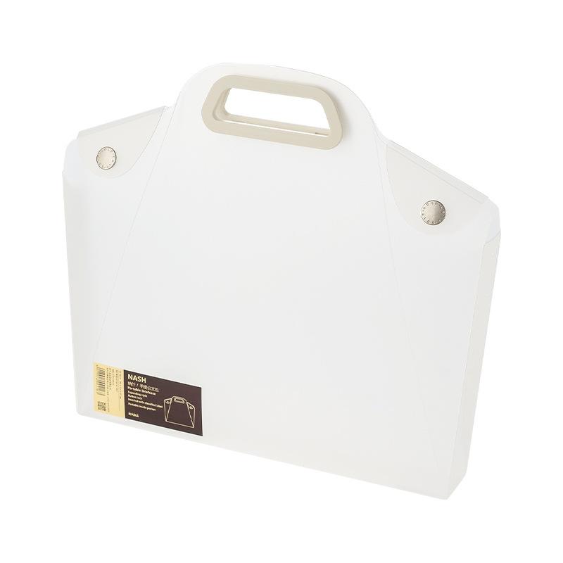 Transparent File Bag, Large Capacity Portable Storage Bag for Data and Exam Papers, and Organ Storage Bag for Tutoring