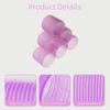 "Magic Self-Adhesive Curling Tube Set with Clips for Air and Lazy Eight-Character Bangs"