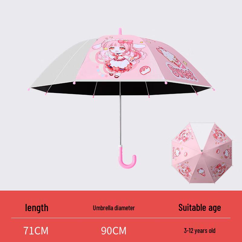 Nanqiao Kids Cartoon Transparent Umbrella