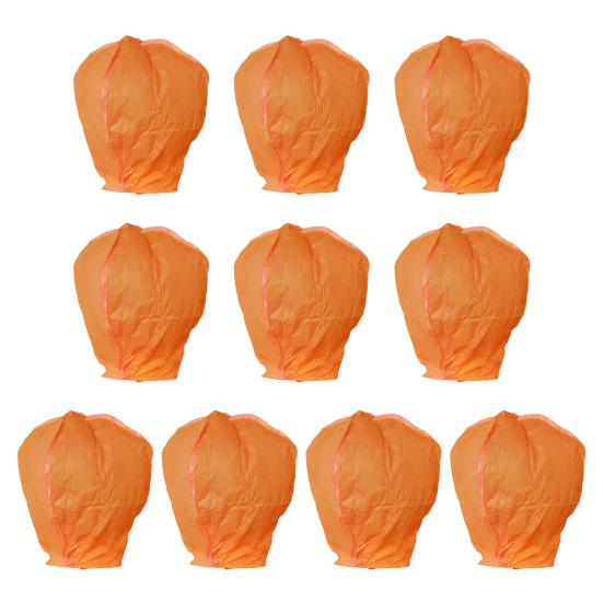 Yousheng 10 Pcs Paper Lanterns Large Chinese Lanterns To Write Messages Miniature Hot Air Balloons for Outdoor Events Celebrations
