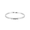 Crushed Ice Bracelet: Women's Three-Sided Sparkling Luxury Gift for Girlfriend on Valentine's Day