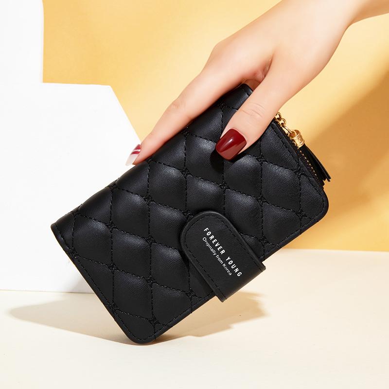 Aliwood Kožená Dámská Peněženka Hasp zip Kapsa na mince portfel damski Držáky na karty Luxusní Značka Peněženky Designová Psaníčko Peněženka na peníze