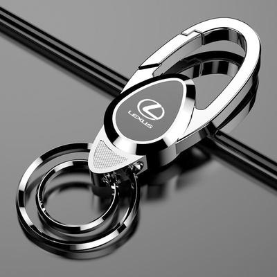 Car Keyring Key Chain for IS250 IS300 RX330 RX350 ES300H ES350 UX250H GX200 GX300 LX470 LX570 LC IS Decoration Accessories KN8