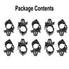 Route Fasteners Clips Clamp Cable Black Plastic Fender Bumper Wire Harness