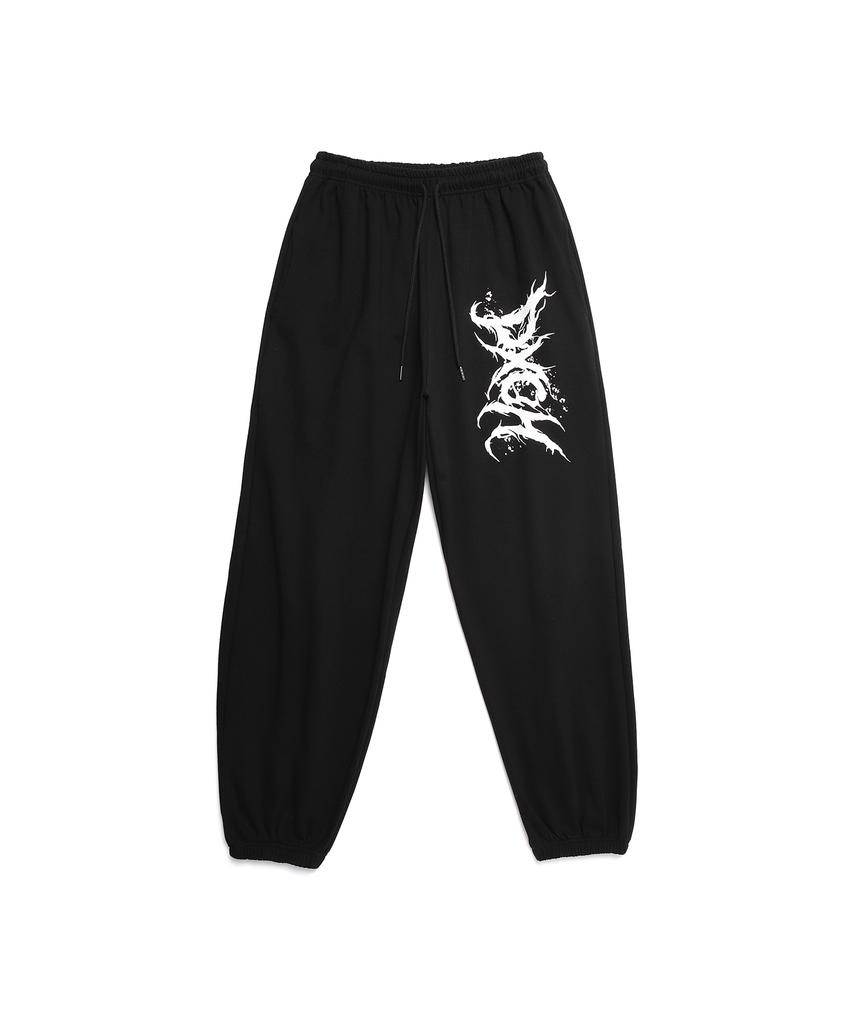 D.XO.H Spring/Summer Street Logo Long Wide Pants Black