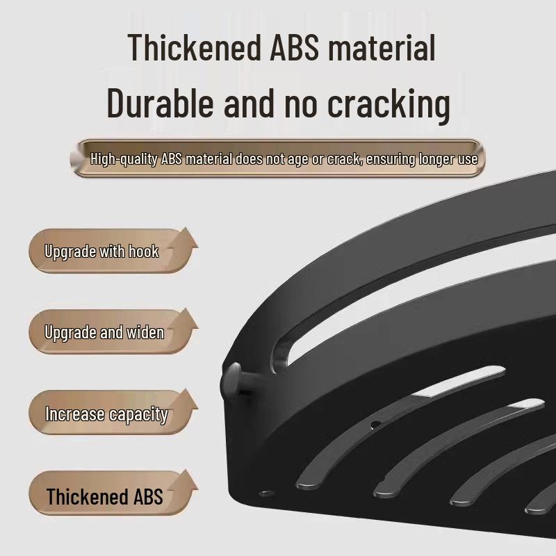 Półka łazienkowa ścienna bez wiercenia do narożników umywalki i toalety