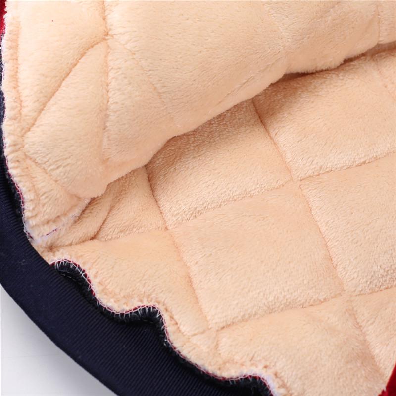 Dětské útulné pyžamo z křišťálového sametu - Silná prošívaná sada z korálového fleecu pro podzim a zimu