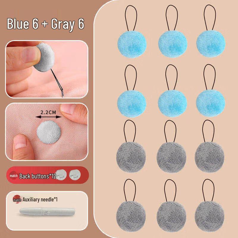Invisible No-Needle Quilt Fasteners