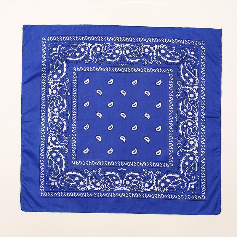 Fashion Bohemian Print Bandana Hair Bands for Women Turban Headband Square Scarf Handkerchief Hair Accessories Bonnet Hijab