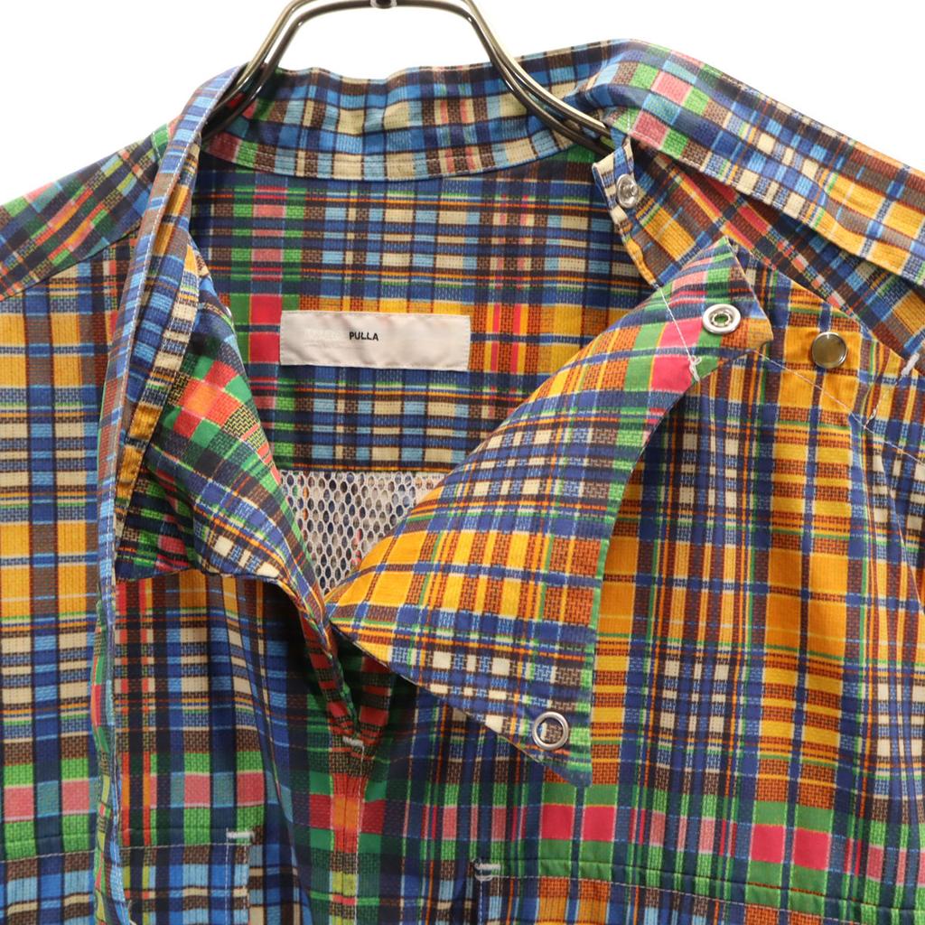 TOGA PULLA Check Pattern Short sleeve Shirt dress 36 Multi Women Used