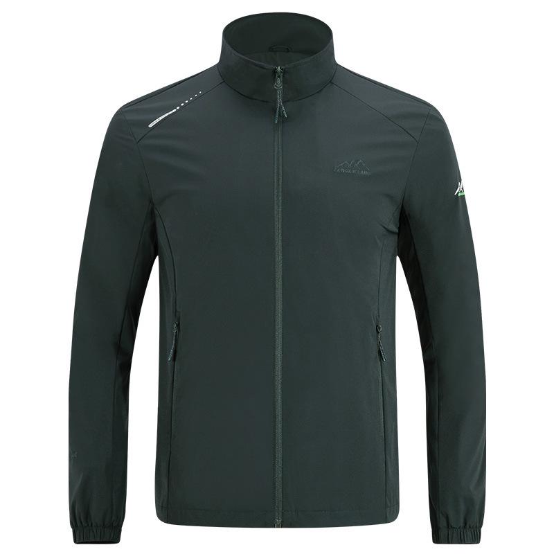 Couples' Plus Size Windbreaker: Lightweight Spring/Fall Outdoor Shell with Sun Protection & Waterproof Features