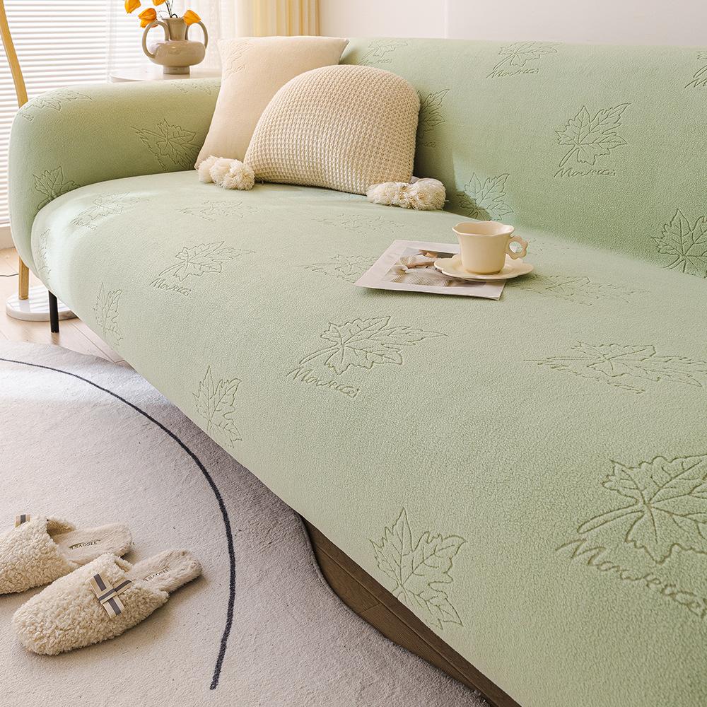 

New Sofa Cover All Inclusive Anti Slip All Season High End Lazy Elastic Living Room Sofa Cover 90-140cm