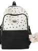 Youth Nylon Starry Backpack With Design For Girls Daily Use
