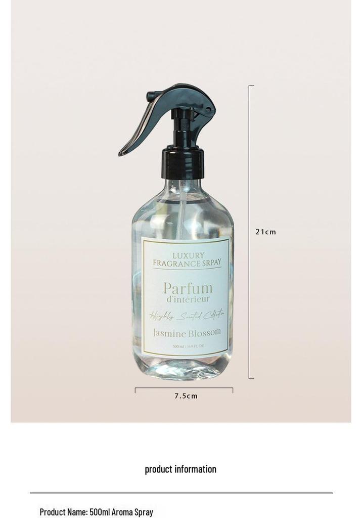 500ML Indoor Bathroom Air Freshener Spray - Toilet Deodorant & Aroma Fragrance