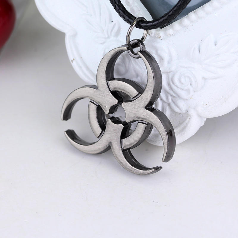 Residents Evils Pendant Necklace for Men Women Corporation Symbol Chain Necklace Fans Cosplay Party Jewelry Accessories Gift