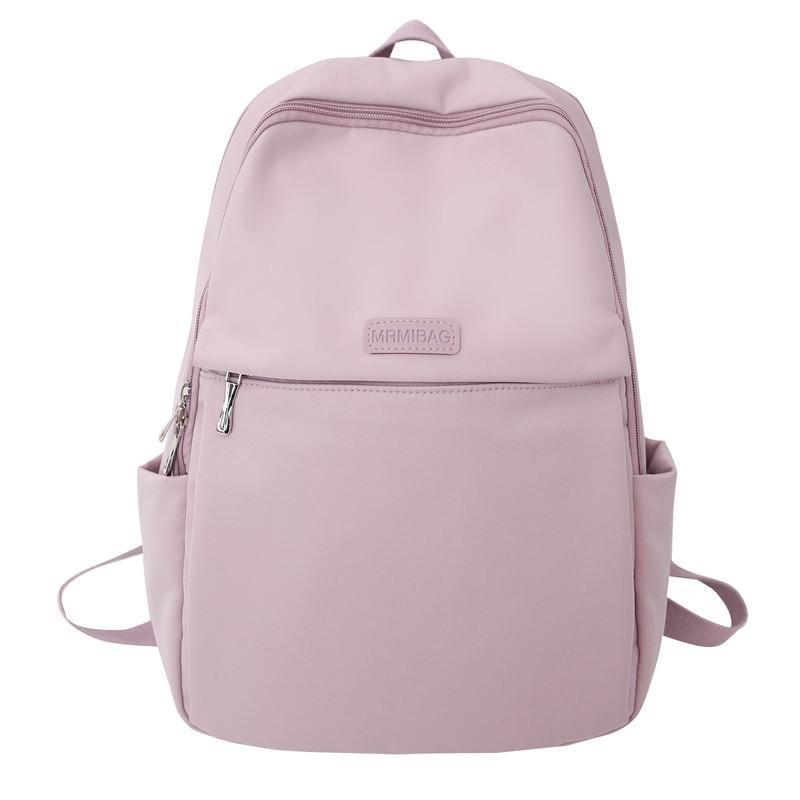 Schoolbagins Girls Light Commuter Backpack Girls Solid Color Backpack Women's Backpack 1011 New School Bag Female College Student