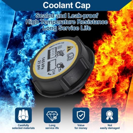 Coolant Cap for Ford for Mustang GT F150 V6 V8 Escape for Ranger Focus