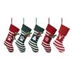 Stylish Santa and Snowmans Christmas Stocking Warmth Knitting Holiday Decoration Portable Accessory for Gifting