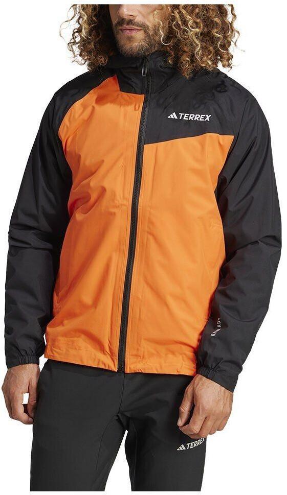 

Куртка Adidas Terrex Multi 2L RAIN RDY дождевая куртка полупрозрачная оранжевая черная XXL