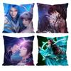 Soul Land Wiki Douluo Continent Cushion Cover Pattern Printed Pillowcase for Living Room Sofa Cushion Cover & Bedroom Decor