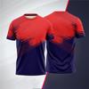 Einfache Sport-Tennisbekleidung, Sommer-Mode, schnelltrocknendes, 3D-bedrucktes kurzärmeliges T-Shirt, lässiger Rundhalsausschnitt, atmungsaktiv, Unisex-T-Shirt