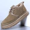 Martin boots winter velvet warm cotton shoes men's non-slip and cold-proof mid-help casual snow boots