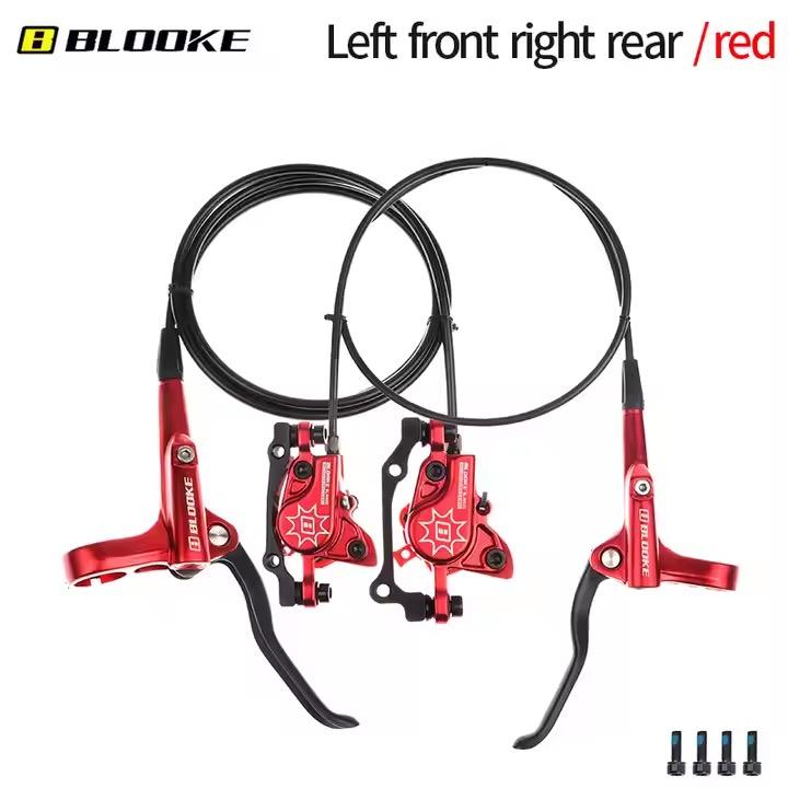 ZOOM HB-875 Rode Bike Colorful Oil Brake Hydraulic Line Pull Disc Brake Mountain Bike Bicycle Hydraulic Brake Parts красный