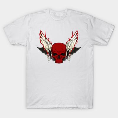 T Shirt Women Angel And Devil Harajuku Print Kawaii Tshirt Summer Short Sleeve Female T-Shirt Top Tee