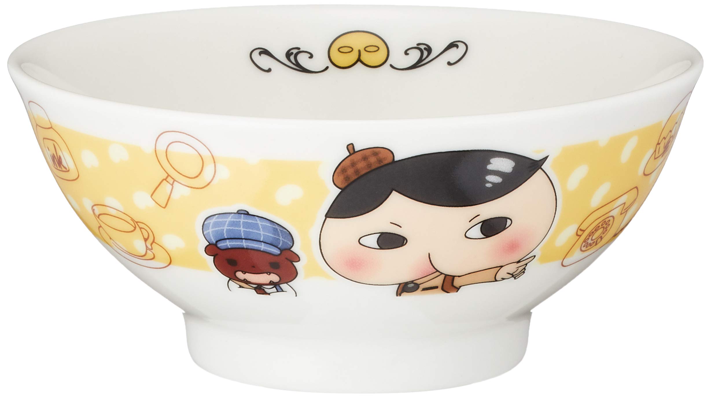 

White Product 804111 Butt Detective Children s Bowl, 10.5cm Diameter, Number белый