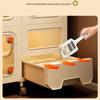 Compact Cat Cage with Toilet All-in-One Indoor Cat House for Small Spaces Space-Saving Kitty Mansion DIY Cave Plate Cats Villa