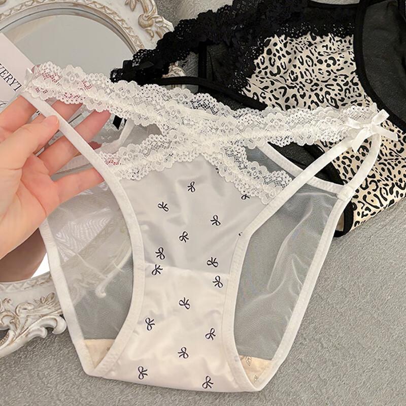 FitonTon Γυναικεία Σέξι Σλιπ Δαντέλας Διχτυωτά με Ψηλό Κόψιμο