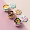 Cross-Border 2.2oz Scented Candle Tin - Candy Flower Tea Pear Design Gift Box