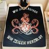 Coperta con poster di Kaiserslautern, Alta qualità, Confortevole per tutte le stagioni, Decorazione per la casa, Calore e Comfort