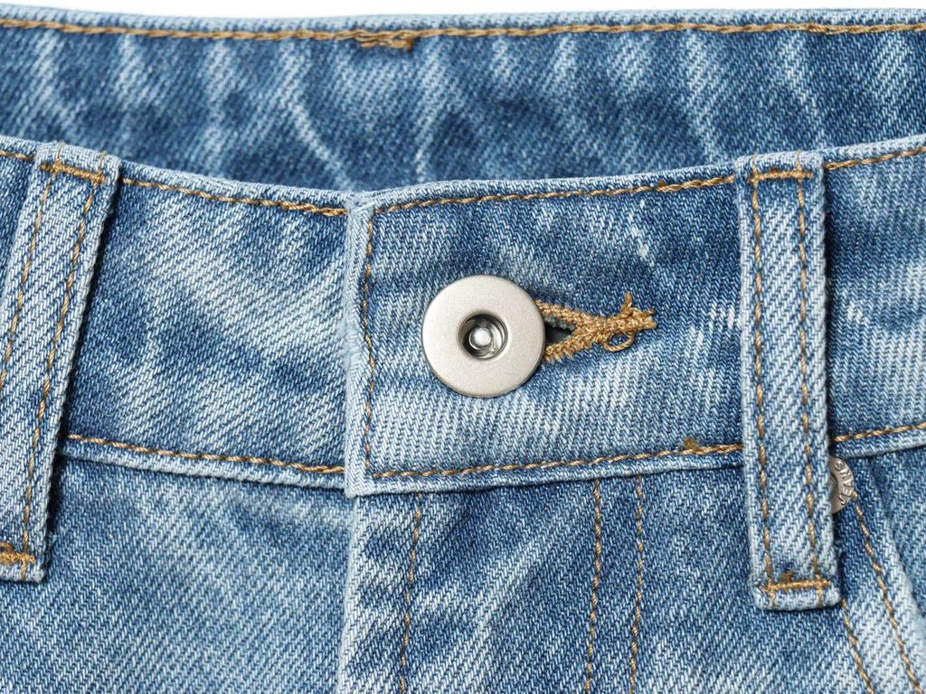 European & American Women's Mid-Waist Loose Barrel Jeans