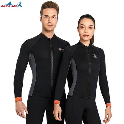 3MM European/American Wetsuit: Men's Thick Warm Long Sleeve, Women's Plus Size Snorkeling, Winter Swim & Surf Suit