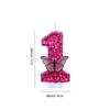 Pink Girl Room Decor Candle Sparkles Funny Birthday Candles Children's For Wedding Tables Cake Decorations Paraffin Candles