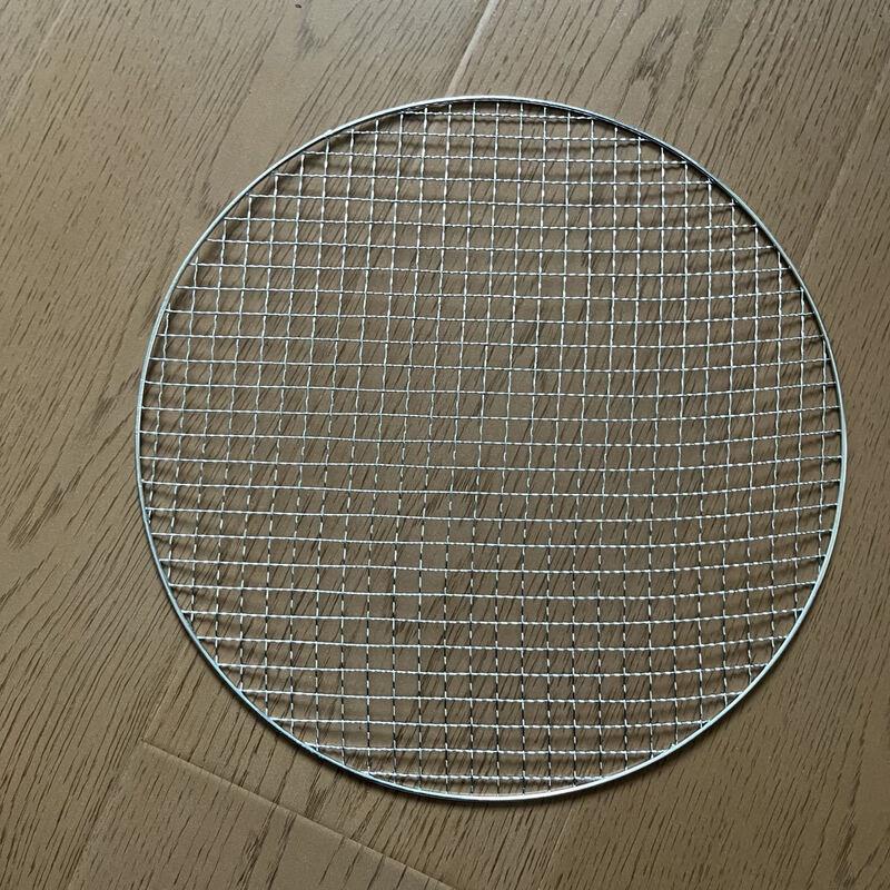 Zhi Shi 30cm Round Galvanized Wave Mesh BBQ Grill Net (5-Pack)