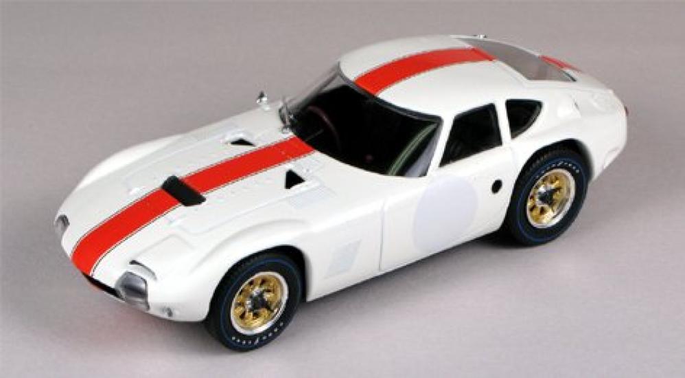 Q Model Scale Toyota 2000GT 1966 Japanese Grand Prix Hosoya Practice Specification Red Stripe Finished Product 1/43
