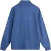 Li Ning China Color Series Casual Loose Solid Color Sweatshirt Unisex Sweatshirt Indigo AWDU847-2