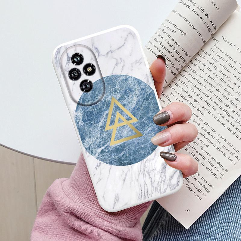 

Colorful Marble Case For Honor 200 Luxury Soft Shockproof Cover Fundas For Honor200 90 Lite Shell Watercolor Oil Painting Coque Honor 90