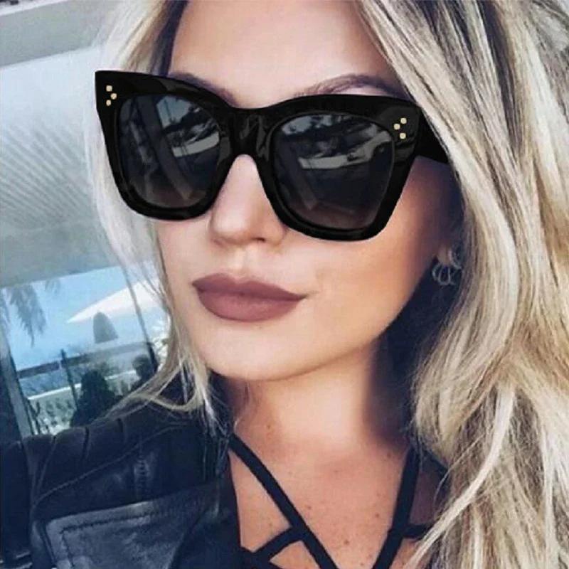 Square Retro Sunglasses Women Men Fashion Vintage Sun Glasses Female Male Frame Personality Mirror Travel Punk Sun Glasses