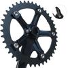 Aluminum Alloys Cranks Suit Durability Bike Crankset Bottom Brackets Cranks for Mountain Biking Event